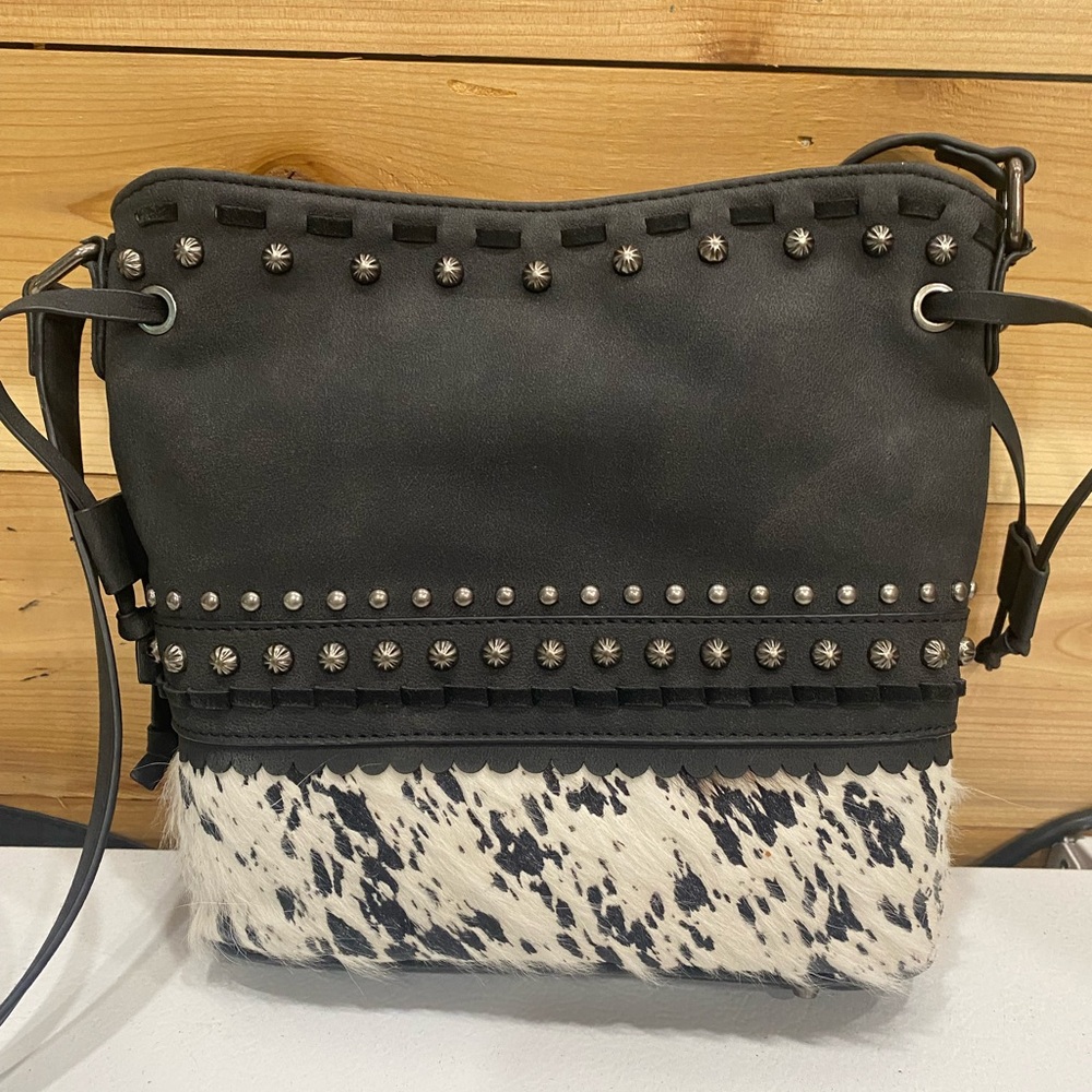 Montana West purse with cow fur